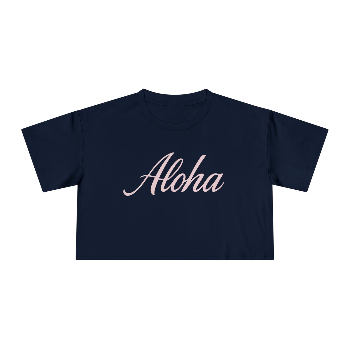 Mahalon Honolulu Aloha Logo T-shirt Women's Crop Tee