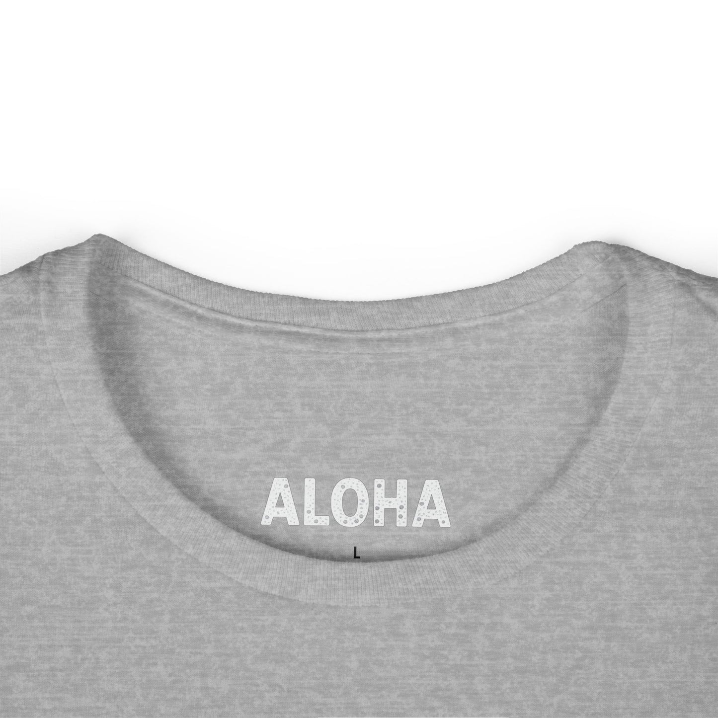 Mahalon Honolulu Logo PINK Color mahalon honolulu Women's Softstyle Tee
