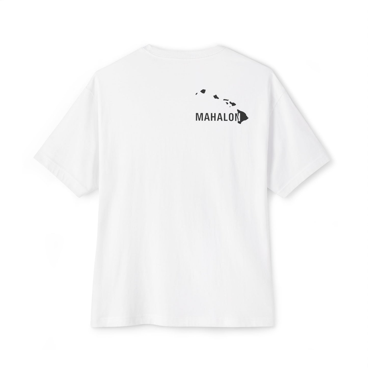 Mahalon Honolulu color print Unisex Oversized Boxy Tee