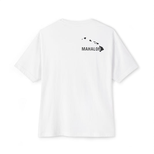 Mahalon Honolulu color print Unisex Oversized Boxy Tee