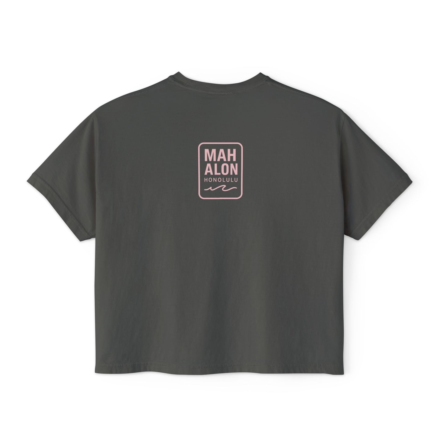 Mahalon Honolulu Aloha Oversized Boxy Tee | Aloha Vibes T-shirt Women's Boxy Tee