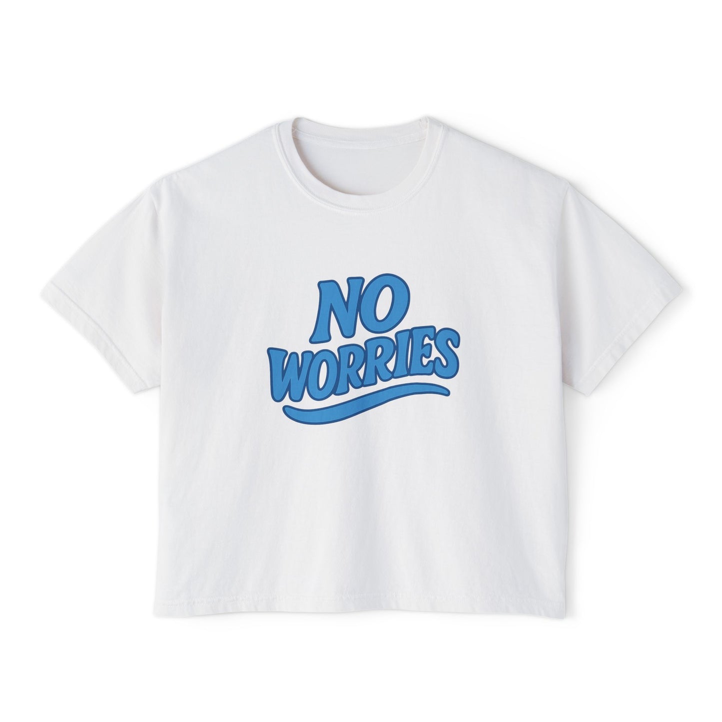 Mahalon Honolulu NO Worreis Vibes T-shirt Women's Boxy Tee